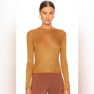 NWT Free People H20 Crewneck Semi Sheer Sweater